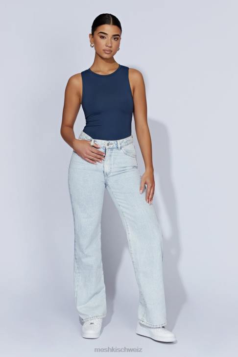 Meshki Ärmelloser Tank-Body von Jordan Mitternachtsmarine Kleidung 060V963