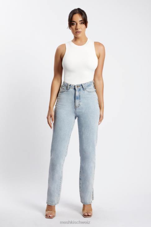 Meshki Ärmelloser Tank-Body von Jordan Weiß Kleidung 060V961