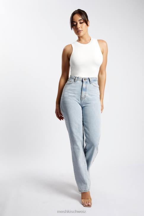 Meshki Ärmelloser Tank-Body von Jordan Weiß Kleidung 060V961