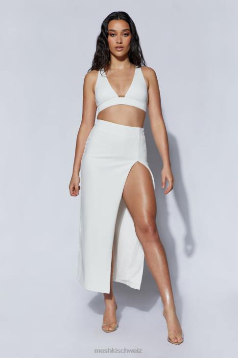 Meshki Arla Hardware-Bralette Weiß Kleidung 060V1080