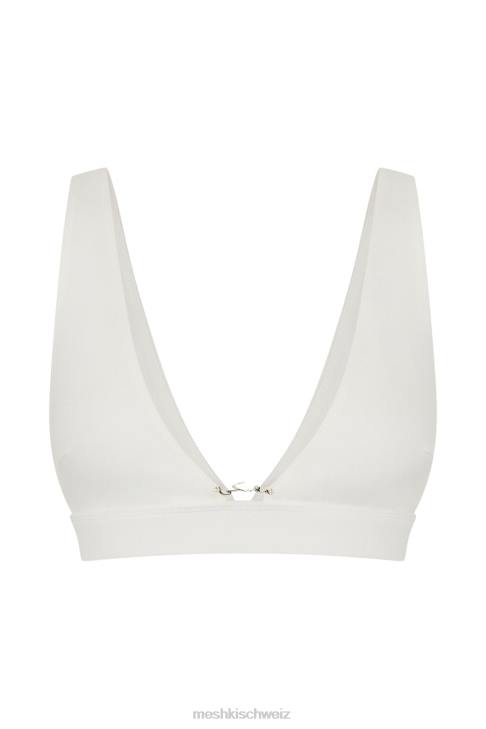 Meshki Arla Hardware-Bralette Weiß Kleidung 060V1080