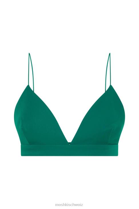 Meshki Cynthia Triangel-Bralette Flaschengrün Kleidung 060V999