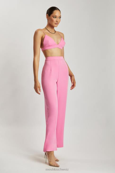 Meshki Cynthia Triangel-Bralette Rosa Kleidung 060V1129