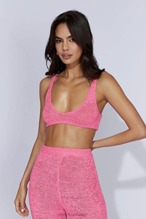 Meshki Mary Strick-Bralette Kaugummirosa Kleidung 060V1108