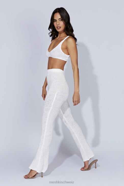Meshki Mary Strick-Bralette Weiß Kleidung 060V890