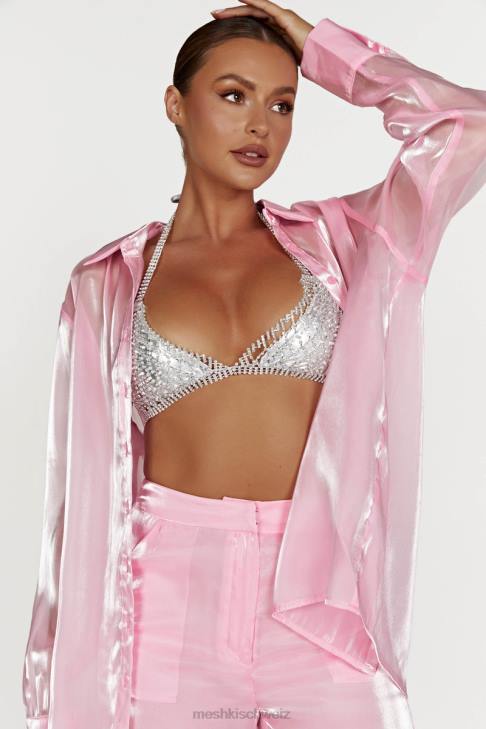 Meshki Neva Diamant-Bralette Silber Kleidung 060V884