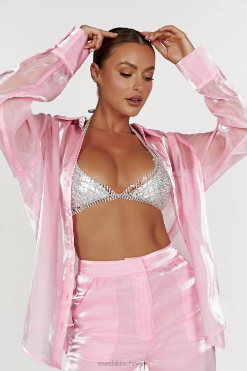 Meshki Neva Diamant-Bralette Silber Kleidung 060V884