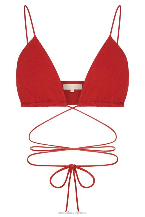 Meshki Suzie Triangel-Bralette Chilischote Kleidung 060V1197