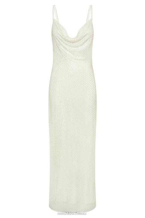 Meshki Marise-Paillettenkleid Weiß Kleidung 060V207