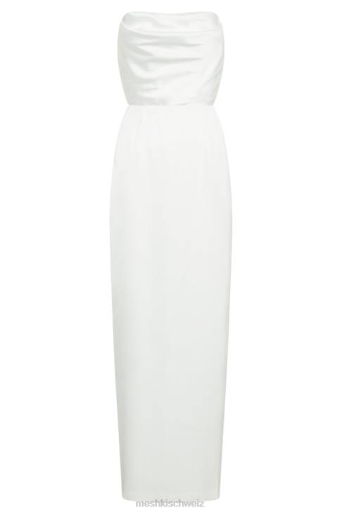 Meshki Alanis trägerloses Maxikleid Weiß Kleidung 060V307