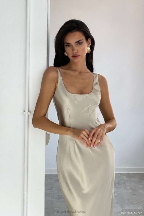 Meshki Arora Korsett-Maxikleid Sekt Kleidung 060V324