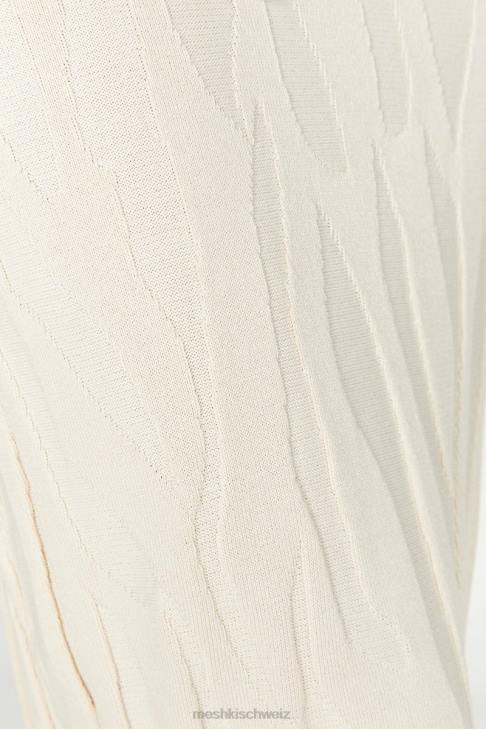 Meshki Brinley langärmliges Strick-Maxikleid Elfenbein Kleidung 060V261