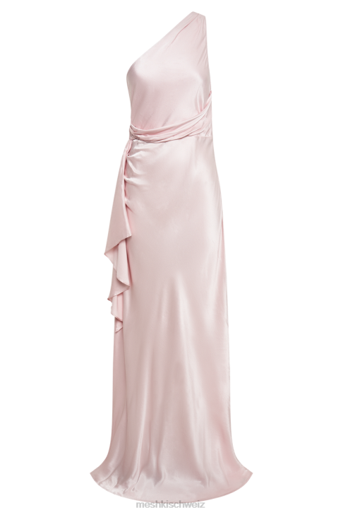 Meshki Calliope One-Shoulder-Maxikleid Kristallrose Kleidung 060V402