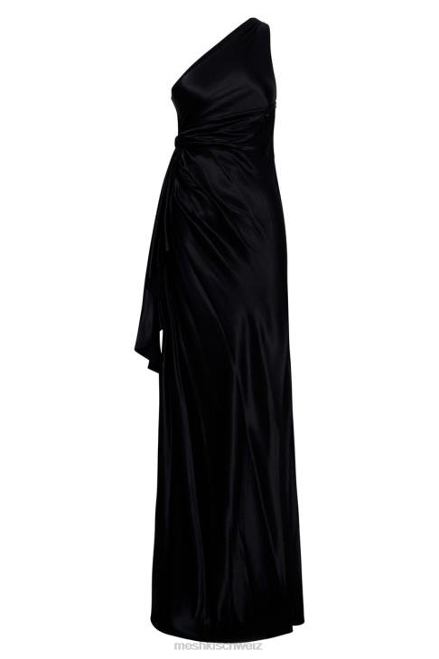 Meshki Calliope One-Shoulder-Maxikleid Schwarz Kleidung 060V353