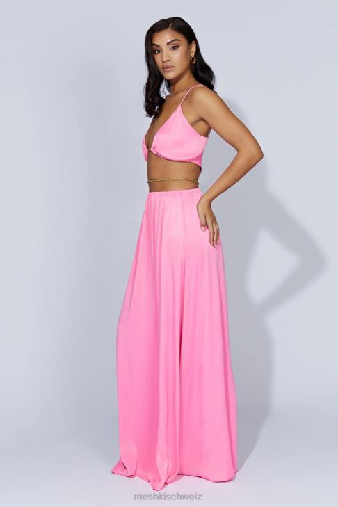 Meshki Colette-Ketten-Maxikleid Kaugummirosa Kleidung 060V597