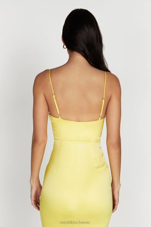 Meshki Desirie Korsett-Maxikleid Zitrone Kleidung 060V484