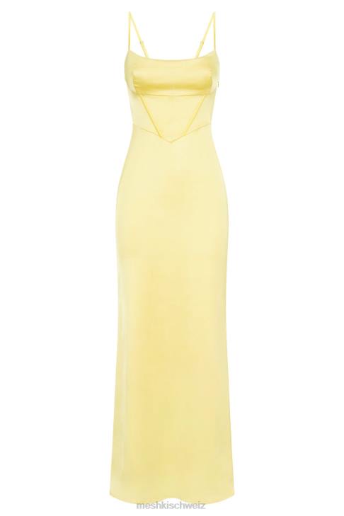 Meshki Desirie Korsett-Maxikleid Zitrone Kleidung 060V484