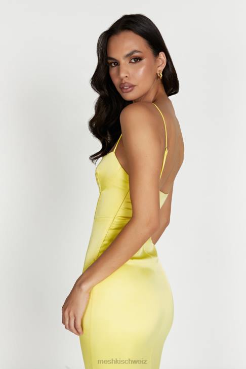 Meshki Desirie Korsett-Maxikleid Zitrone Kleidung 060V484