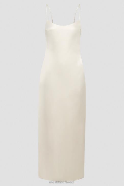 Meshki Jacinda Maxi-Slipkleid aus Satin Elfenbein Kleidung 060V373