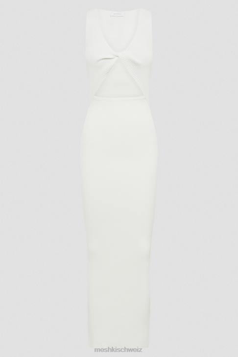 Meshki Kaesha Strick-Maxikleid Weiß Kleidung 060V227