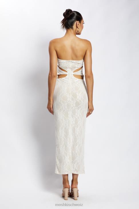 Meshki Krista Bandeau-Maxikleid mit Cut-Outs nackt Kleidung 060V713