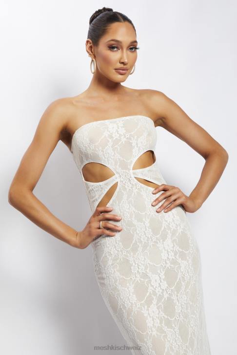 Meshki Krista Bandeau-Maxikleid mit Cut-Outs nackt Kleidung 060V713