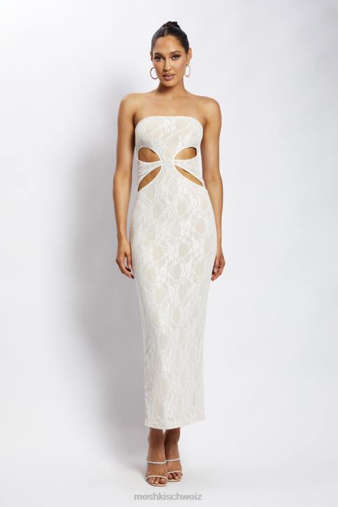 Meshki Krista Bandeau-Maxikleid mit Cut-Outs nackt Kleidung 060V713