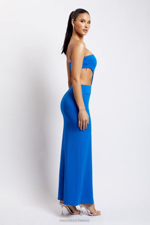 Meshki Marissa – trägerloses Maxikleid mit Taillenband Kobaltblau Kleidung 060V667