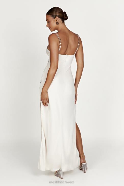 Meshki Maxikleid mit Farren-Ring Beige Kleidung 060V744