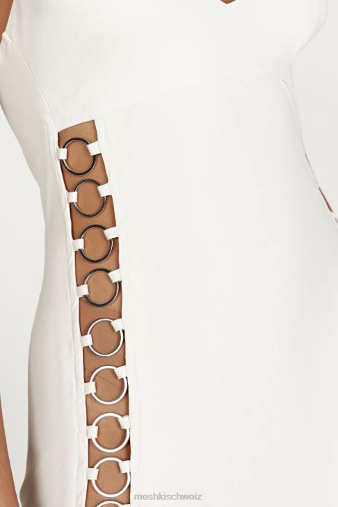 Meshki Maxikleid mit Farren-Ring Beige Kleidung 060V744