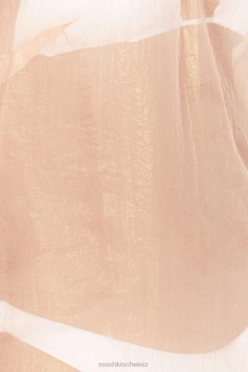 Meshki Phoebe schillerndes Maxikleid Pfirsich Kleidung 060V578