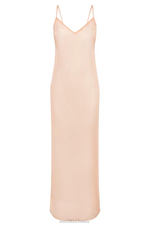 Meshki Phoebe schillerndes Maxikleid Pfirsich Kleidung 060V578