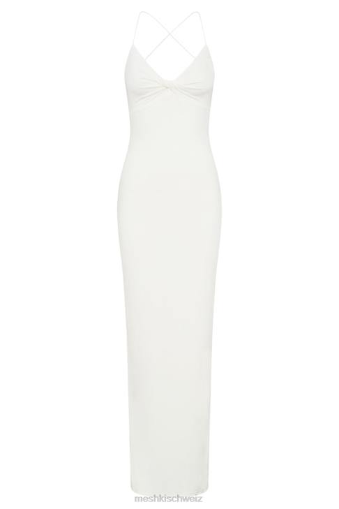 Meshki Sinead Twist Maxikleid Weiß Kleidung 060V211