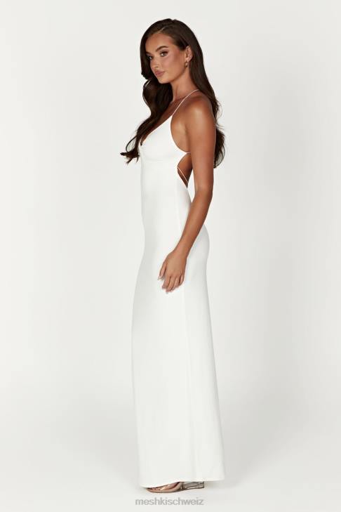 Meshki Sinead Twist Maxikleid Weiß Kleidung 060V211