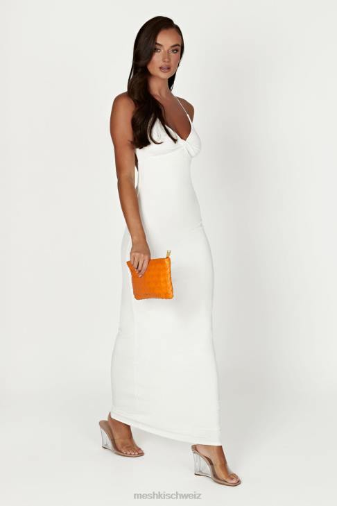 Meshki Sinead Twist Maxikleid Weiß Kleidung 060V211