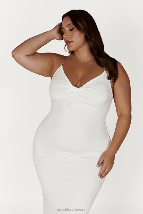 Meshki Sinead Twist Maxikleid Weiß Kleidung 060V211