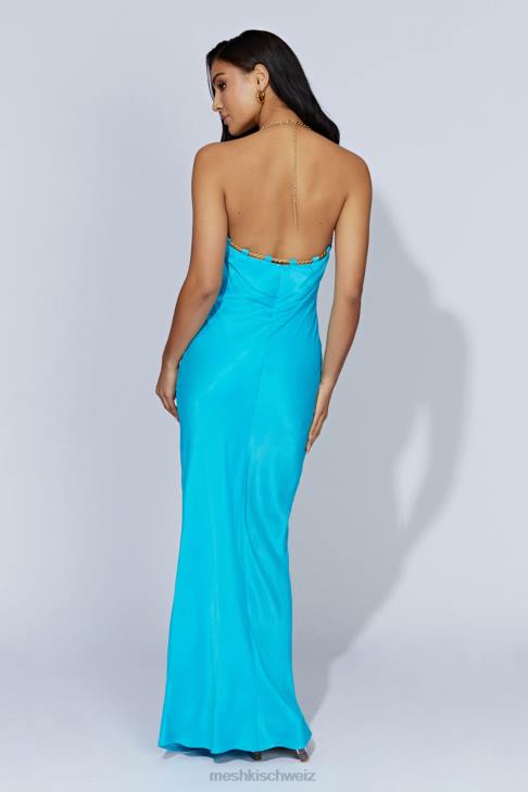 Meshki Sylvie Ketten-Maxikleid Aquamarin Kleidung 060V608