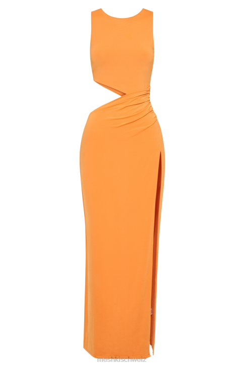 Meshki Vienna schleichendes Maxikleid orange Kleidung 060V301