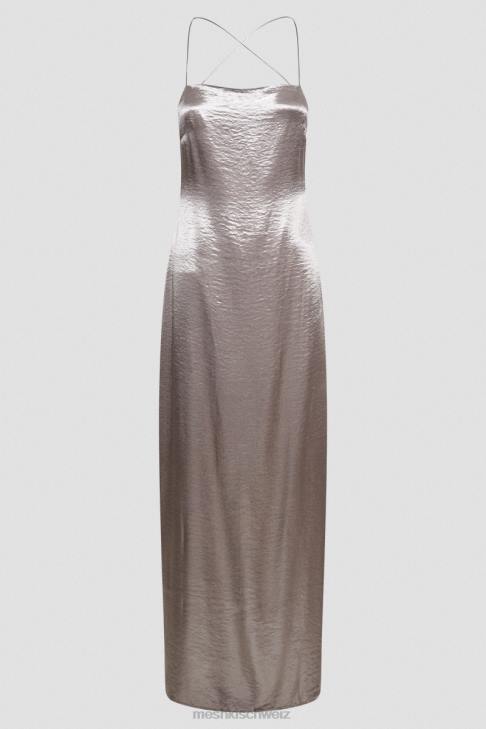 Meshki Whitney Wetlook-Maxikleid Bronze Kleidung 060V246