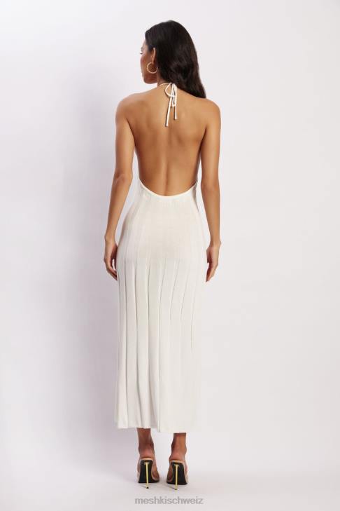Meshki Adrienne Neckholder-Midikleid Weiß Kleidung 060V176