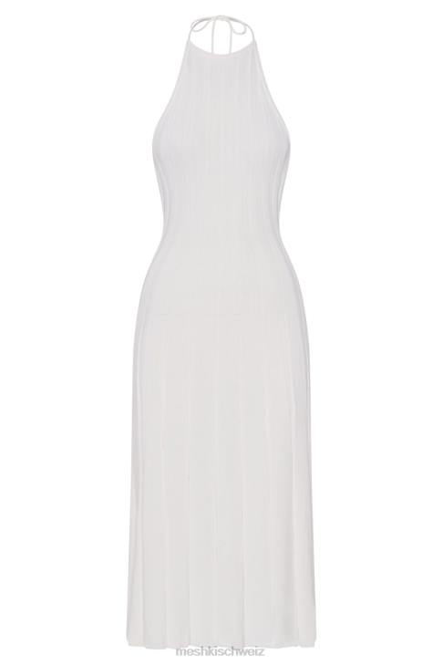 Meshki Adrienne Neckholder-Midikleid Weiß Kleidung 060V176