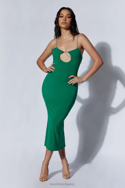 Meshki Ariya-Hardware-Midikleid Smaragd Kleidung 060V631