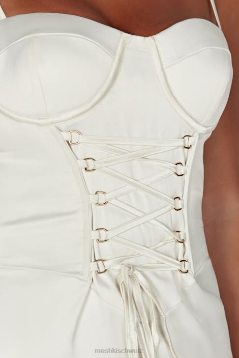 Meshki Camelia Korsett-Midikleid Elfenbein Kleidung 060V594