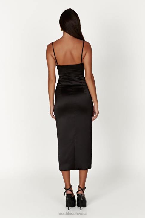 Meshki Camelia Korsett-Midikleid Schwarz Kleidung 060V601