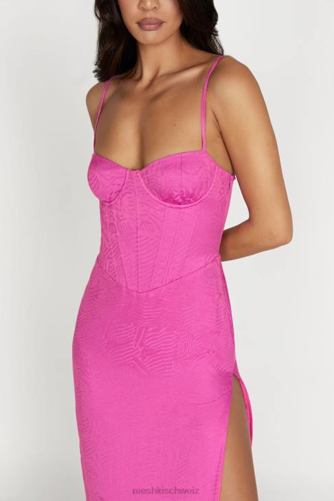 Meshki Maggie Korsett-Midikleid Rosa Kleidung 060V580
