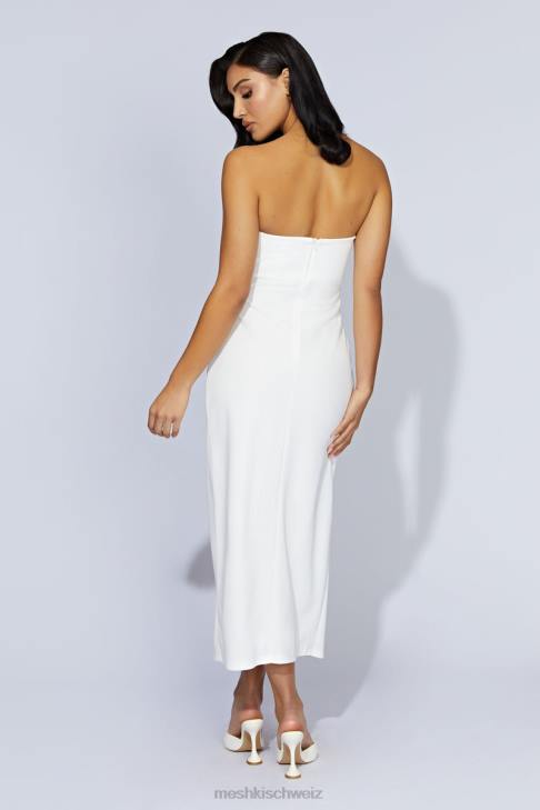 Meshki Mercer E-Hook Midikleid Knochen Kleidung 060V686