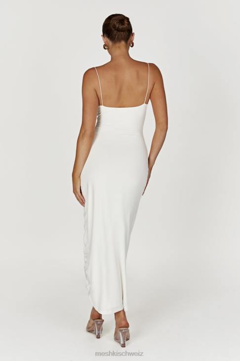 Meshki Nevaeh Rose Midikleid Weiß Kleidung 060V235