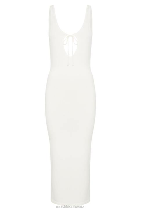 Meshki Nola Strick-Midikleid mit Cut-Outs cremefarben Kleidung 060V639