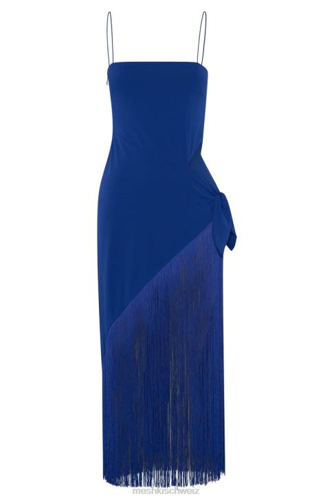 Meshki Yasmin Wickel-Midikleid mit Fransen Persischblau Kleidung 060V515