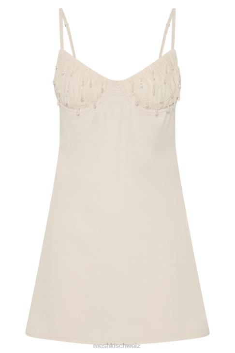 Meshki Amelie Unterkleid mit geraffter Brust Creme Kleidung 060V523